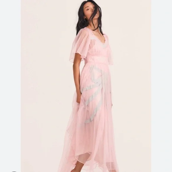 Loveshackfancy Hensley gown 2 - Picture 4 of 6